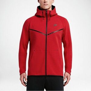 Nike Men's Techfleece red size small